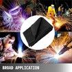 10 x 10 Ft Welding Blanket Black Fiberglass Blanket Portable Fiberglass Fire Retardant Blanket Welding Mat Welding Fireproof Thermal Resistant Insulation