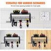 Power Tool Organizer 5 Slot 3 Layers Cordless Drill Holder Wall Mount Battery Charging Station Storage Rack Multi-Function Garage Organization Heavy Duty