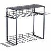 Power Tool Organizer 8 Slot 3 Layers Cordless Drill Holder Wall Mount Battery Charging Station Storage Rack Multi-Function Garage Organization Heavy Duty