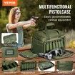 Soft Pistol Case for 4 Pistols Handgun Bag Outdoor Hunting Shooting Green