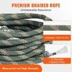 Tree Stand Safety Rope 30 ft/91.44 m Treestand Lifeline Rope 0.6'' 30KN