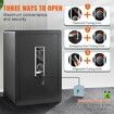 Safe 2.2 Cubic Feet Home Safe Steel for Cash Gold 15.75x13x23.6 inch
