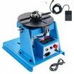 Rotary Welding Positioner 10KG 0-90 degree Welding Positioning Turntable Table w/ 8.1 Inch 3-Jaw Lathe Chuck 1-12 RPM 20W Portable Welder Positioning