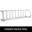 Floor Bike Rack 9 Holders Single-side Storage Stand For Garage Street Yard