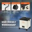 Solder Fume Extractor 100W Soldering Smoke Extractor with 3-Stage Filters 240 m3/h Strong Suction Smoke Absorber and Purifier for Soldering Engraving