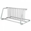 10 Holders Floor Bike Rack 59" Length All-Steel Grid Bike Rack 10-Bike Capacity Dual-Side Storage Stand for Garages Streets Yards Bike Events