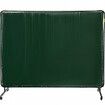 Welding Curtain Welding Screens 6' x 8' Flame Retardant Vinyl with Frame Green