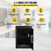 Safe Box 2.1 CU.FT Fingerprint Safe Box for Money w/ 2 Keys & Digital Keypad Q235 Steel Safe Box for Storing Cash Jewelry Pistols Documents Watches