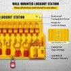 58 PCS Lockout Tagout Kits Electrical Safety Loto Kit Includes Padlocks Lockout Station Hasp Tags & Zip Ties Lockout Tagout Safety Tools