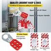 58 PCS Lockout Tagout Kits Electrical Safety Loto Kit Includes Padlocks Lockout Station Hasp Tags & Zip Ties Lockout Tagout Safety Tools