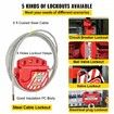 42 PCS Lockout Tagout Kits Electrical Loto Kit for Electrical Risk Removal