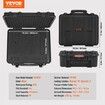 Hard Pistol Cases with Pre-cut Lining Lockable Pistol Case for 6 Pistol