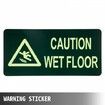 6 Pack Floor Safety Cone 66.04cm Wet Floor Sign Yellow Caution Wet Floor Signs 4 Sided Public Safety Wet Floor Cones Bilingual Wet Sign Floor