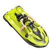 RC Boats 2.4GHZ Mini Remote Control Jet ski with Dual Motors & Led Lights Lakes and Swimming Pool Toys for Kids 6+