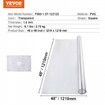 PVC Table Protector 48x48 Inch Clear Plastic Desk Protector 1.5mm Thick