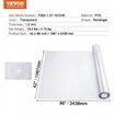 PVC Table Protector 42x96 Inch Clear Plastic Desk Protector 1.5mm Thick