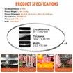 Band Saw Blade 1650*16*0.56mm 5 PCS/Pack Meat Bandsaw Blades for Replacement Carbon Steel Blade Meat Cutting Blade Wrapped by Rust-Proof Paper Fit