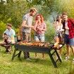 Foldable Compact BBQ Grill Portable Charcoal Grill Outdoor Travel Camping