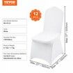 Stretch Spandex Folding Chair Covers Universal Fitted Chair Cover Removable Washable Protective Slipcovers for Wedding Holiday Banquet Party