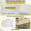 Plastic Table Cover 36 x 60 Inch 1.4 x 152.4 cm 1.5 mm Thick Clear Table Protector Rectangle Clear Desk Mat Waterproof & Easy Cleaning