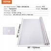 PVC Table Protector 36x60 Inch Frosted Plastic Desk Protector 1.5mm Thick