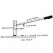 Stainless Steel Oyster Shucker Tool Set Clam Opener Machine with G-Clip for Easy Operation Solid Option for Hotel Buffets or Gift