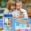 Kids Smart Phone Toys Touchscreen Toddler Learning Play Toy Phone with Rotating Camera,Game Music Player,32GB SD Card