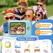 Kids Smart Phone Toys Touchscreen Toddler Learning Play Toy Phone with Rotating Camera,Game Music Player,32GB SD Card