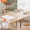 PVC Table Protector 42x72 Inch Clear Plastic Desk Protector 2.0mm Thick