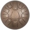 Steel Tongue Drum 11 Notes 8 Inches Dia Tongue Drum Chestnut Handpan Drum Notes Percussion Instrument Steel Drums Instruments with Bag Music Book