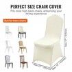 Stretch Spandex Folding Chair Covers Universal Fitted Chair Cover Removable Washable Protective Slipcovers for Wedding Holiday Banquet Party Celebration