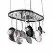 Hanging Pot Rack Ceiling Mount 36 inch Ceiling Pot Rack with 20 S Hooks