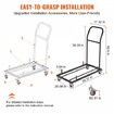 12 Chairs Folding Chair Storage Dolly Folding Chairs Rack Heavy Duty Iron
