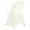 Stretch Spandex Folding Chair Covers Universal Fitted Chair Cover Removable Washable Protective Slipcovers for Wedding Holiday Banquet Party Celebration