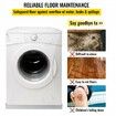 32 x 30 x 2.5 Inch Washing Machine Pan 18 GA Thickness 304 Stainless Steel Heavy Duty Compact Washer Drip Tray with Drain Hole & Hose Adapter