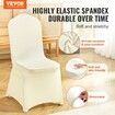 Stretch Spandex Folding Chair Covers Universal Fitted Chair Cover Removable Washable Protective Slipcovers for Wedding Holiday Banquet Party Celebration