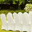 Stretch Spandex Folding Chair Covers Universal Fitted Chair Cover Removable Washable Protective Slipcovers for Wedding Holiday Banquet Party Celebration