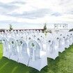 Stretch Spandex Folding Chair Covers Universal Fitted Chair Cover Removable Washable Protective Slipcovers for Wedding Holiday Banquet Party Celebration