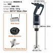 Commercial Immersion Blender Heavy Duty Hand Mixer 500W Variable Speed