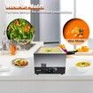 Commercial Food Warmer 24Qt Food Warmer 86-185 degreeF Commercial Food Warmer 1200W for buffet tables concession stands and backyard BBQs