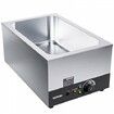 Commercial Food Warmer 24Qt Food Warmer 86-185 degreeF Commercial Food Warmer 1200W for buffet tables concession stands and backyard BBQs