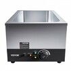 Commercial Food Warmer 24Qt Food Warmer 86-185 degreeF Commercial Food Warmer 1200W for buffet tables concession stands and backyard BBQs