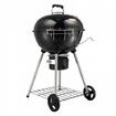 22" Kettle Charcoal Grill Premium Kettle Grill with Wheels Grate and Cover Porcelain-Enameled Lid and Firebowl with Slide Out Ash Catcher Thermometer