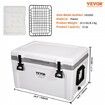 Insulated Portable Cooler 49 L Holds 50 Cans Ice Retention Hard Cooler with Heavy Duty Handle Ice Chest Lunch Box for Camping Beach Picnic Travel