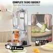 Commercial Vegetable Dicer French Fry Cutter with 4 Blades Wedge Slicer