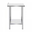 24 x 24 x 36 Inch Stainless Steel Work Table Commercial Food Prep Worktable Heavy Duty Prep Worktable Metal Work Table with Adjustable Height