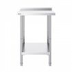 24 x 24 x 36 Inch Stainless Steel Work Table Commercial Food Prep Worktable Heavy Duty Prep Worktable Metal Work Table with Adjustable Height