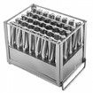 Commercial Popsicle Moulds 40PCS Cylindrical Ice Pop Moulds Stainless Steel Ice Lolly Popsicle Moulds Ice Cream Maker Mould Holder