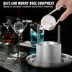 Ice Ball Press Kit Aircraft Al Alloy Ice Press with Ice Block Mold Large Mat Tong Drip Tray One Glass Round Ice Ball Maker 2.4"/60 mm Ice Sphere