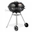 22 inch Kettle Charcoal Grill Premium Kettle Grill with Wheels and Cover Porcelain-Enameled Lid and Ash Catcher & Thermometer for BBQ Round Barbecue Grill